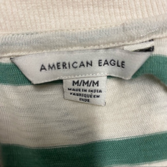 American Eagle Striped Crew Neck Knit Romper M - Picture 3 of 5